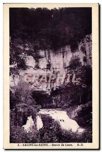 Cartes postales Salins les Bains Source du Lizon