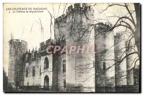 Cartes postales Les Chateaux du Bazadais le Chateau de Roquetaillade