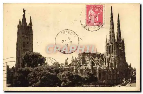 Cartes postales Bordeaux Tour Pey Berland et Cathedrale Saint Andre