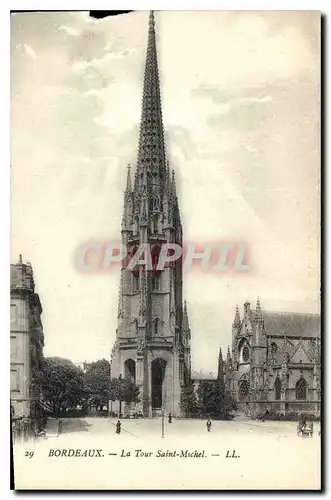 Cartes postales Bordeaux La Tour St Michel