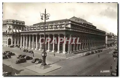 Ansichtskarte AK Bordeaux Gironde Le Grand Theatre