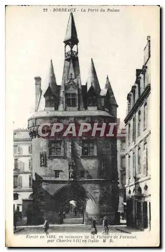 Cartes postales Bordeaux la Porte du Palais