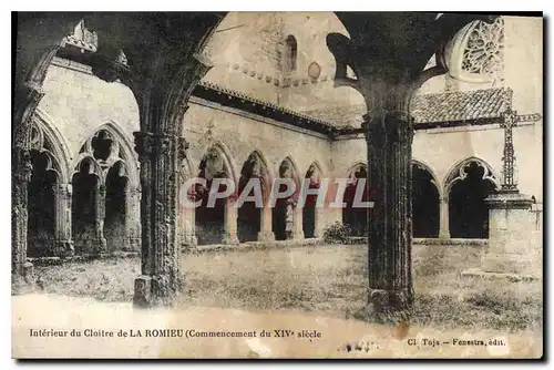 Cartes postales Interieur du Cloitre de la Romieu Commencement du XIV du siecle