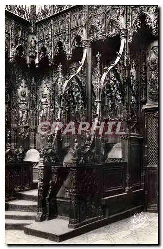 Cartes postales Auch Gers La Cathedrale La Stalle de l'Archeveque  XV siecle