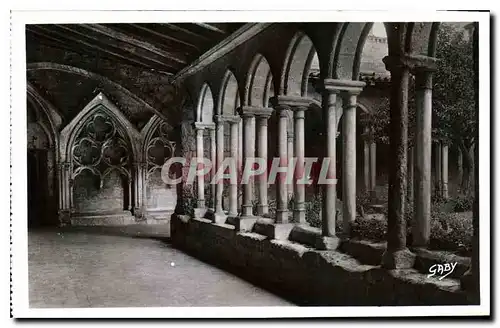 Ansichtskarte AK Saint Emilion Gironde Le Cloitre de l'Eglise Collegiate