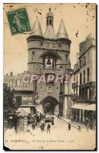 Cartes postales Bordeaux La Tour de la Grosse Cloche