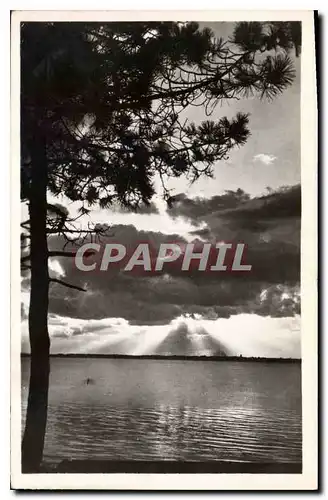 Ansichtskarte AK Arcachon a Gironde crepuscule sur le Bassin