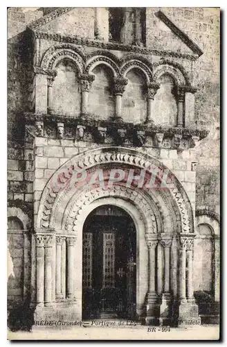 Ansichtskarte AK Gironde Portique de l'Eglise