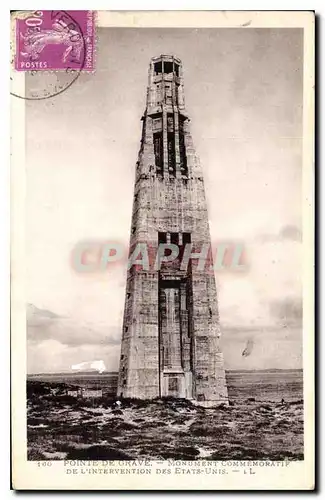 Cartes postales Pointe de Grave Monument Commemoratie de L'Intervention des Etats Unis