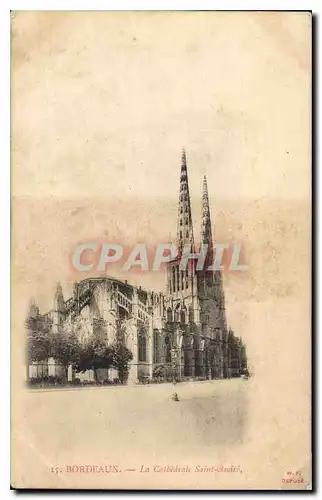 Cartes postales Bordeaux La  Cathedrale Saint Andre