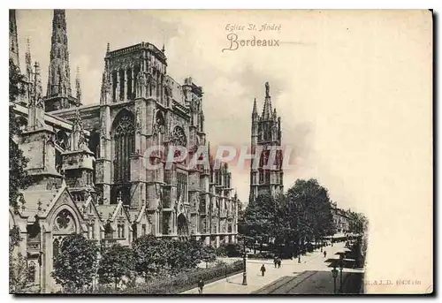 Ansichtskarte AK Eglise St Andre Bordeaux