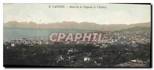 Cartes postales Cannes Anse de la Napoule et l'Esterel