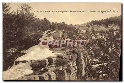 Cartes postales Pierra Cava Alpes Maritimes alt 1500 m Sports d'Hiver