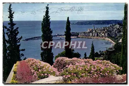 Cartes postales La Cote d'Azur Menton AM Le Port La Ville