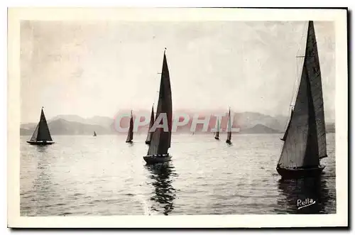 Ansichtskarte AK Cannes Les Regates et l'Esterel Bateaux