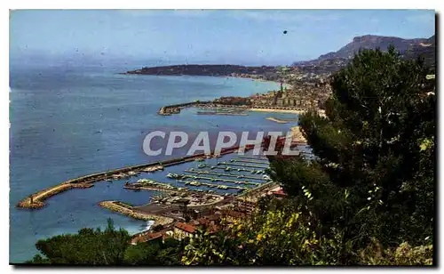 Cartes postales Les Sites Merveilles de la Cote d'Azur Menton alpes maritimes Le Port de Garavan la ville et le