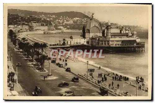 Cartes postales Cote d'Azur Nice Alpes Maritimes Promenade Anglais et Casino de la Jetee