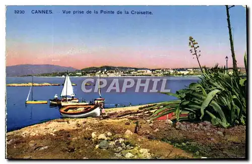 Cartes postales Cannes vue prise de la pointe de la Croisette