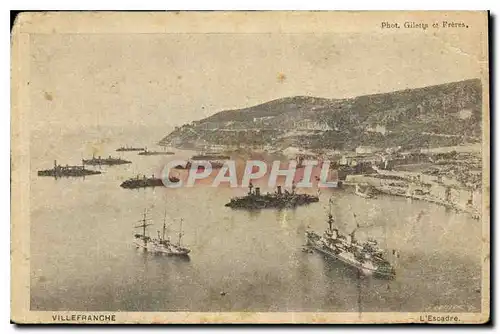 Cartes postales Villefranche L'Escadre