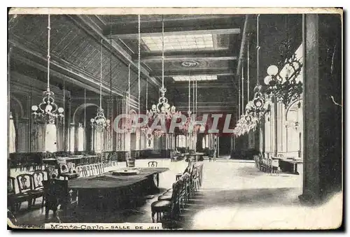 Cartes postales Monte Carlo Salle de Jeu