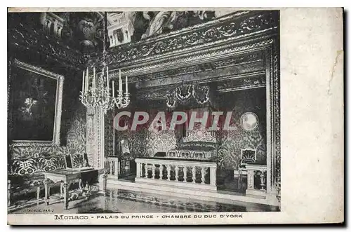 Cartes postales Monaco Palais de Prince Chambre du duc D'York
