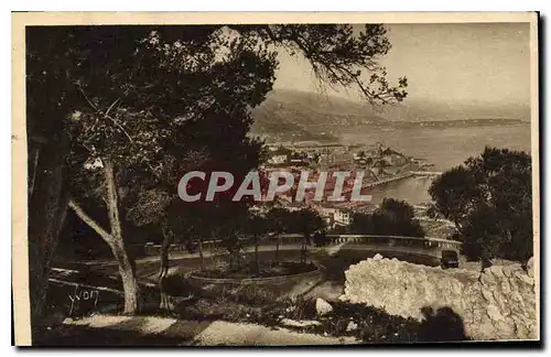 Ansichtskarte AK Monte Carlo Panorama vers le Cap Martin