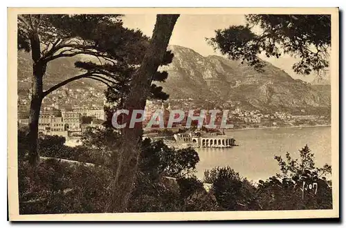 Cartes postales Monte Carlo Alpes Maritimes Vue generale de prise de Monaco