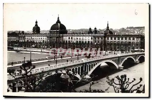 Ansichtskarte AK Lyon Pont Wilson et l'Hotel Dieu