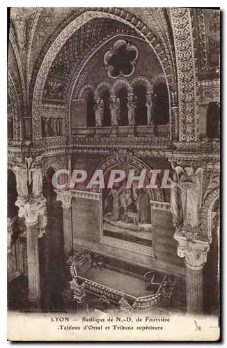 Ansichtskarte AK Lyon Basilique de N D de Fourviere Tableau d'Orsel et Tribune superieure