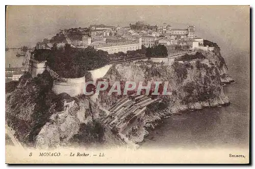 Cartes postales Monaco Le Rocher