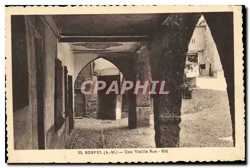 Cartes postales Sospel Una Vieille Rue