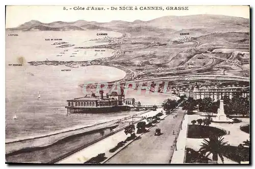 Ansichtskarte AK Cote D'Azur De Nice a Cannes Grasse