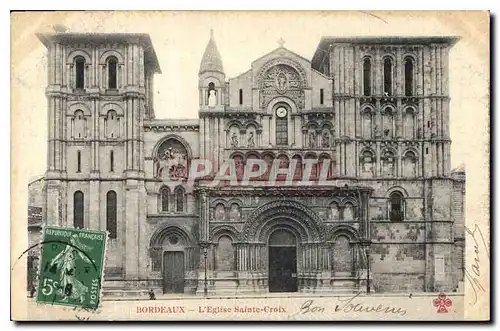 Cartes postales Bordeaux L'Eglise Sainte Croix