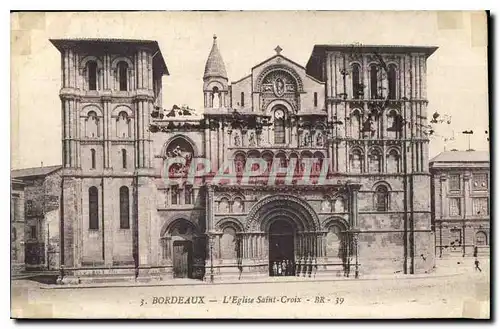 Cartes postales Bordeaux L'Eglise Saint Croix