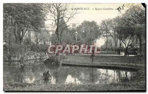 Cartes postales Bordeaux Square Gambetta