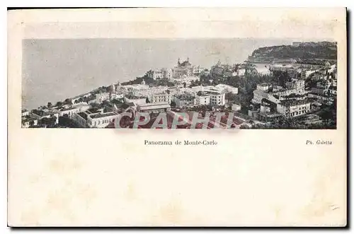 Cartes postales Panorama de Monte Carlo