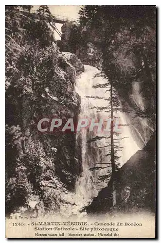 Cartes postales St Martin Vesubie Cascade du Boreon