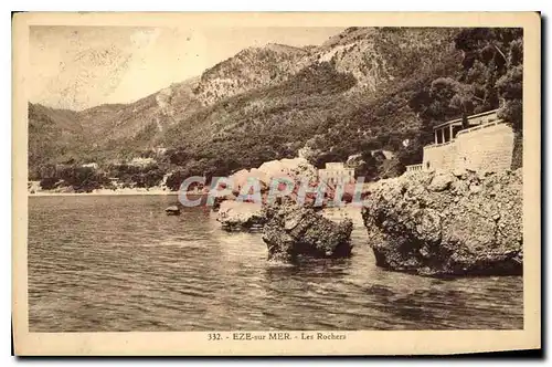 Cartes postales Eze Sur Mer Les Rochers