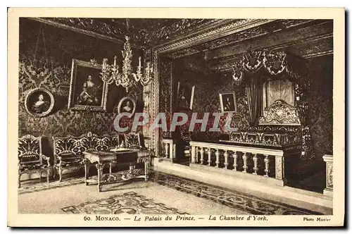 Cartes postales Monaco Le Palais du Prince La Chambre d'York