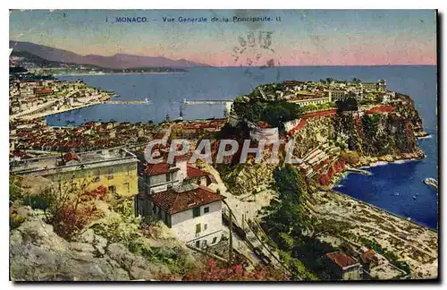 Cartes postales Monaco Vue Generale de la Principaute