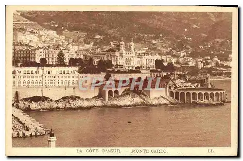 Cartes postales La Cote d'Azur Monte Carlo