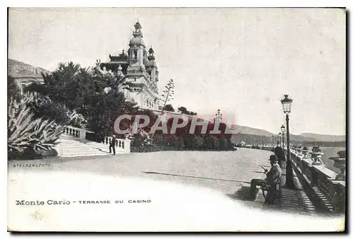 Cartes postales Monte Carlo Terrasse du Casino