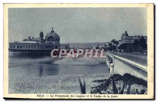 Ansichtskarte AK Nice La Promenade des Anglais et le Casino de la Jetee