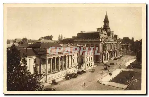 Cartes postales Tours Le Palais du Justice et l'Hotel de Ville