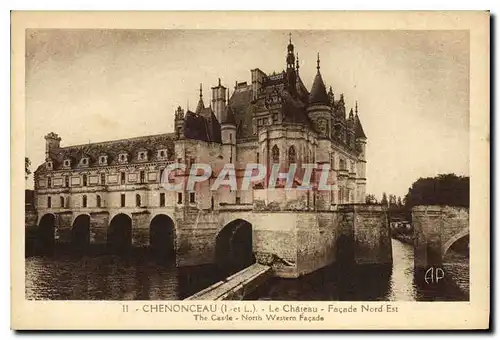 Ansichtskarte AK Chenonceaux Le Chateau Facade Nord Est