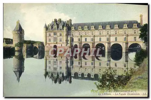 Ansichtskarte AK Chenonceaux Le Chateau La Facade Occidentale