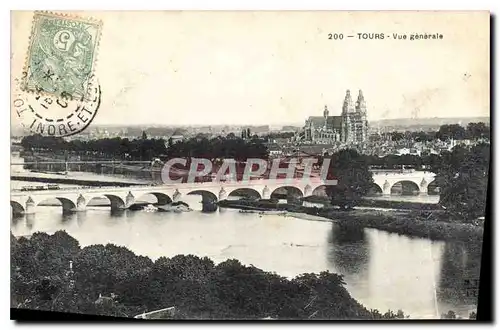 Cartes postales Tours Vue Generale