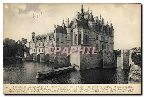 Cartes postales Chateau de Chenonceaux sur le Cher