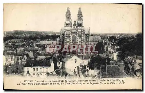 Cartes postales Tours La Cathedrale St Gatien