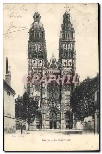 Cartes postales Tours La Cathedrale